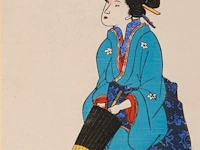 A collection of modern reprints of japanese nagasaki ukiyo-e, 20thc 41 x 54.5 cm. (16.14 x 21.46 in.) - afbeelding 12 van  16