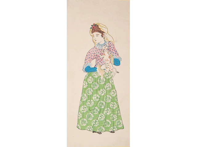 A collection of modern reprints of japanese nagasaki ukiyo-e, 20thc 41 x 54.5 cm. (16.14 x 21.46 in.) - afbeelding 14 van  16