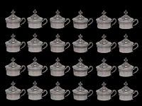 A collection of silver tableware, german hallmarks (1888-present), 800/000, total weight: 18.072 g - afbeelding 47 van  77