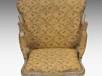 A collection of three antique armchairs, 18thc - afbeelding 7 van  8
