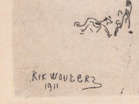 A collection of three framed etchings by rik wouters (1882-1916) - afbeelding 4 van  12