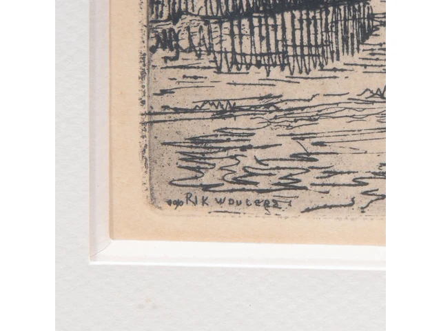 A collection of three framed etchings by rik wouters (1882-1916) - afbeelding 8 van  12