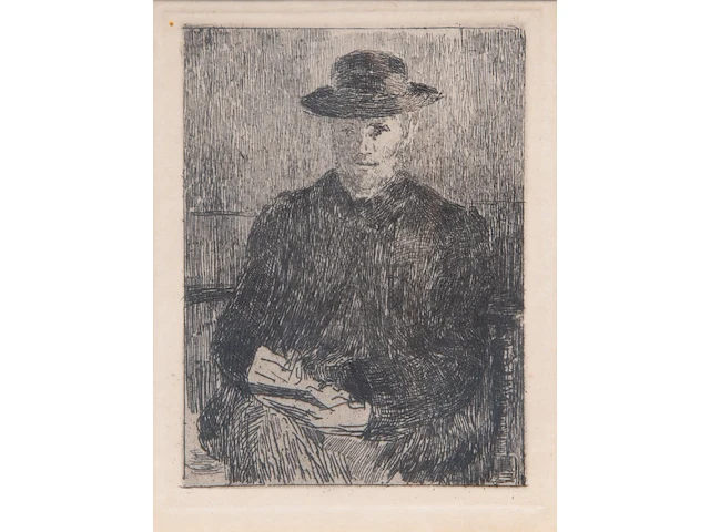 A collection of three framed etchings by rik wouters (1882-1916) - afbeelding 9 van  12