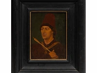 A collection of two copies after hans memling, and one after rogier van der weyden, oil on panel memling 30 x 25 cm. (11.81 x 9.83 in.), van der weyden 26 x 20.5 cm. (10.24 x 8.07 in.) - afbeelding 10 van  10