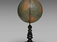 A copernican armillary sphere and two matching vintage globes the sphere: 60 cm. (23.62 in.), tallest globe: 55 cm. (21.64 in.) - afbeelding 12 van  18