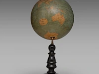 A copernican armillary sphere and two matching vintage globes the sphere: 60 cm. (23.62 in.), tallest globe: 55 cm. (21.64 in.) - afbeelding 14 van  18