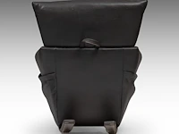 A dark leather rocking chair by de sede, 1970s 87 x 72 x 100 cm. (34 1/4 x 28.35 x 39.36 in.) - afbeelding 5 van  9