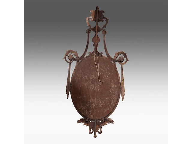 A decorative pair of neoclassical wall mirrors 125 x 64 cm. (49.21 x 25.19 in.) - afbeelding 3 van  5