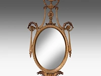 A decorative pair of neoclassical wall mirrors 125 x 64 cm. (49.21 x 25.19 in.) - afbeelding 4 van  5