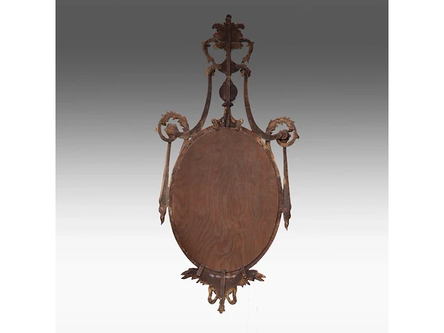 A decorative pair of neoclassical wall mirrors 125 x 64 cm. (49.21 x 25.19 in.) - afbeelding 5 van  5