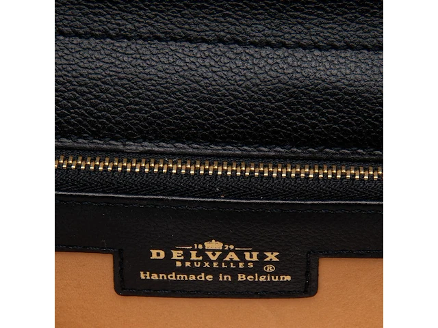 A delvaux brillant gm jumping noir handbag, h 24 - w 33 - d 14 cm - afbeelding 3 van  13