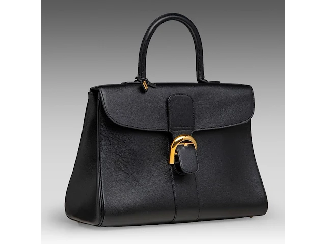 A delvaux brillant gm jumping noir handbag, h 24 - w 33 - d 14 cm - afbeelding 8 van  13