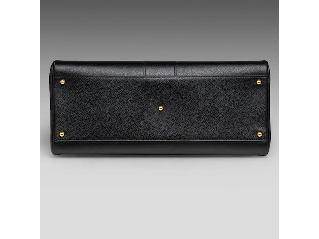 A delvaux brillant gm jumping noir handbag, h 24 - w 33 - d 14 cm - afbeelding 13 van  13