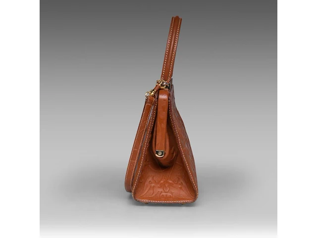 A delvaux classico pm handbag in cordoba fauve leather 22 x 28.5 x 13 cm. (8.66 x 11.22 x 5.12 in.) - afbeelding 8 van  13