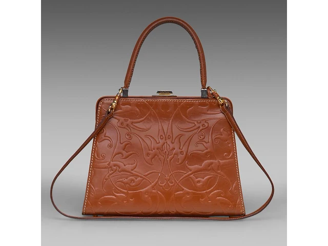 A delvaux classico pm handbag in cordoba fauve leather 22 x 28.5 x 13 cm. (8.66 x 11.22 x 5.12 in.) - afbeelding 9 van  13