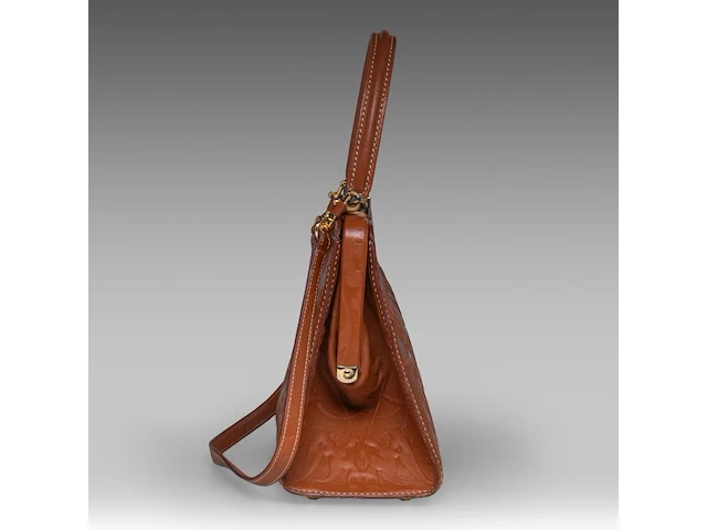 A delvaux classico pm handbag in cordoba fauve leather 22 x 28.5 x 13 cm. (8.66 x 11.22 x 5.12 in.) - afbeelding 10 van  13