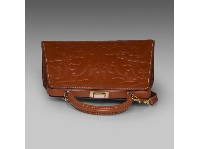 A delvaux classico pm handbag in cordoba fauve leather 22 x 28.5 x 13 cm. (8.66 x 11.22 x 5.12 in.) - afbeelding 11 van  13