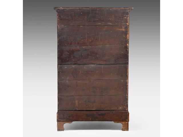 A dutch neoclassical marquetry chest of drawers, ca. 1800 159 x 101 x 43 cm. (62.60 x 39.75 x 16.92 in.) - afbeelding 4 van  5