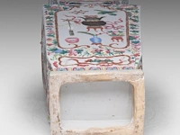 A fine chinese 'one hundred treasures' fanghu vase, 19thc, h 58 cm - afbeelding 7 van  8