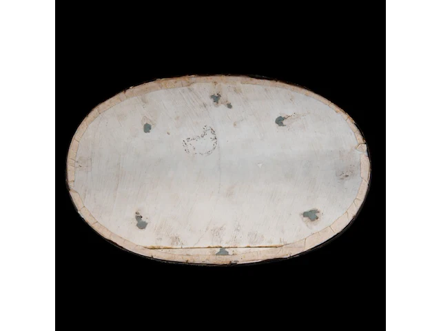 A fine mughal architectural miniature, watercolour on ivory, 19thc, 20,5 cm x 13 cm - 300g (+) - afbeelding 2 van  2