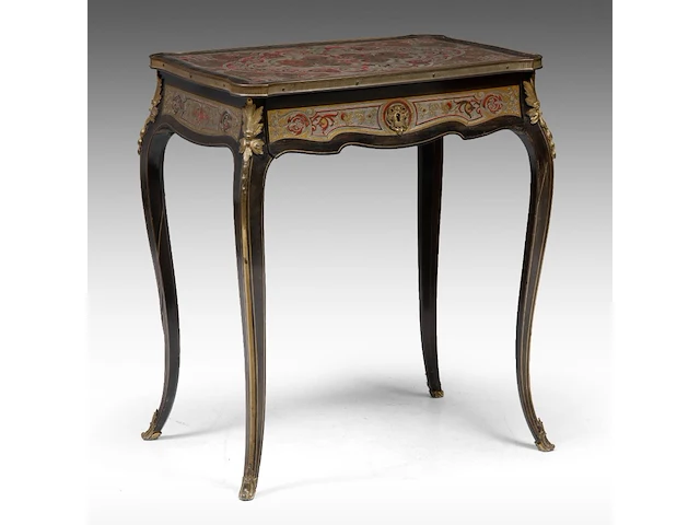 A fine napoleon iii boulle work lady's dressing table, late 19thc 72 x 63 x 45 cm. (28.35 x 24.80 x 17.71 in.) - afbeelding 1 van  8