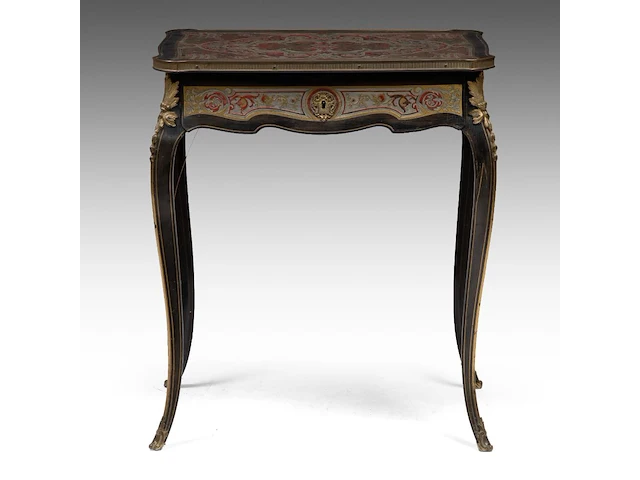 A fine napoleon iii boulle work lady's dressing table, late 19thc 72 x 63 x 45 cm. (28.35 x 24.80 x 17.71 in.) - afbeelding 2 van  8