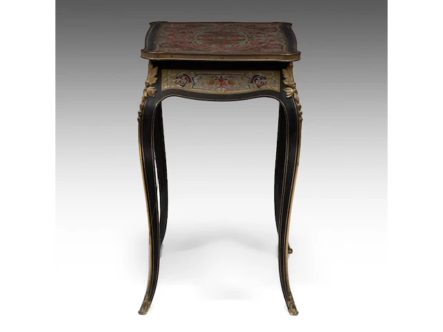 A fine napoleon iii boulle work lady's dressing table, late 19thc 72 x 63 x 45 cm. (28.35 x 24.80 x 17.71 in.) - afbeelding 3 van  8