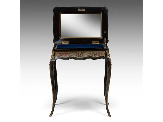 A fine napoleon iii boulle work lady's dressing table, late 19thc 72 x 63 x 45 cm. (28.35 x 24.80 x 17.71 in.) - afbeelding 5 van  8