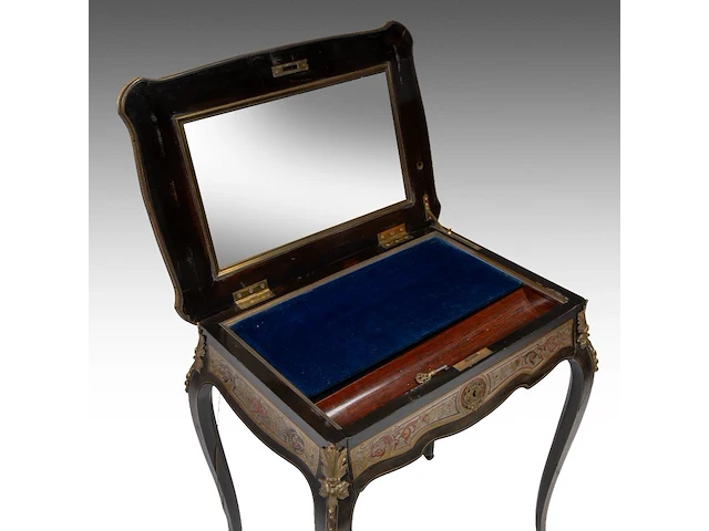 A fine napoleon iii boulle work lady's dressing table, late 19thc 72 x 63 x 45 cm. (28.35 x 24.80 x 17.71 in.) - afbeelding 7 van  8