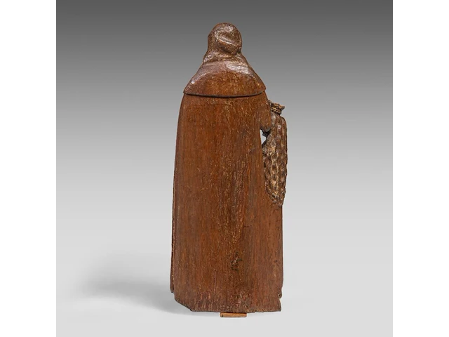 A flemish oak sculpture of saint anne teaching the virgin to read, 16thc 88 cm. (34.64 in.) - afbeelding 4 van  9