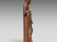 A flemish oak sculpture of saint anne teaching the virgin to read, 16thc 88 cm. (34.64 in.) - afbeelding 6 van  9