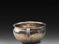 A flemish silver chamber pot, 17thc, weight: ca. 690 g 10 x 24 cm. (3.94 x 9.44 in.) - afbeelding 2 van  4