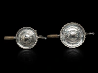 A four-part irish silver coffee and tea set on a matching tray, irish hallmark, year letter d (1971), 925/000, maker's mark rii, h 7 - 18 cm, total weight: 4210 g - afbeelding 19 van  20