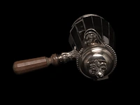 A french chocolate pot, a hungarian plate and six silver cups and saucers, h 4,5 - 23,5 cm, total weight: 1796 g - afbeelding 12 van  12