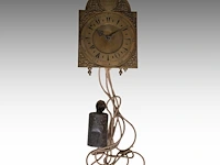 A george ii brass lantern clock by georges clarke (act. 1725-1766) 36 cm. (14.16 in.)