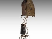 A george ii brass lantern clock by georges clarke (act. 1725-1766) 36 cm. (14.16 in.) - afbeelding 2 van  4