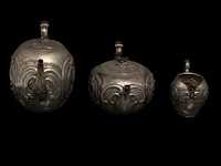 A german four-part coffee and tea set, german hallmarks, 800/000, h 10-15,5 cm, total weight: 2395 g - afbeelding 9 van  12