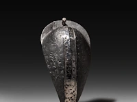 A german renaissance iron codpiece for an armour, ca. 1580 20 cm. (7.87 in.)