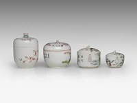 A group of chinese famille rose ware, incl. two fine teapots, some signed, some marked and of the tongzhi period, tallest h 16,5 cm (6) - afbeelding 7 van  10