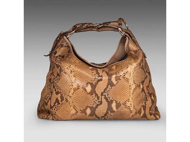 A gucci python tote bag 35 x 47 x 11 cm. (13.77 x 18 1/2 x 4.33 in.) - afbeelding 4 van  8