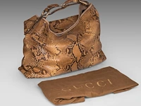 A gucci python tote bag 35 x 47 x 11 cm. (13.77 x 18 1/2 x 4.33 in.) - afbeelding 8 van  8