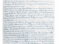 A handwritten letter by paul delvaux (1897-1994) to his friends claude and ruth spaak, 1948 - afbeelding 2 van  4