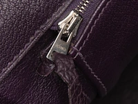 A hermès birkin 35 raisin veau togo handbag with ck hardware 25 x 35 x 17 cm. (9.83 x 13.77 x 6.69 in.) - afbeelding 8 van  18