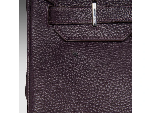 A hermès birkin 35 raisin veau togo handbag with ck hardware 25 x 35 x 17 cm. (9.83 x 13.77 x 6.69 in.) - afbeelding 9 van  18