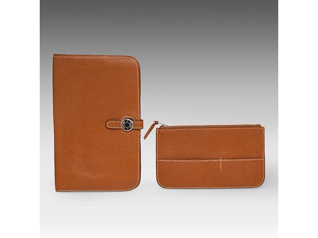 A hermès dogon gm with an associated loose purse - afbeelding 1 van  16