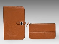A hermès dogon gm with an associated loose purse