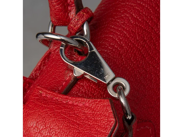 A hermès kelly 32 chèvre de coromandel sellier handbag with palladium ck hardware 23 x 32 x 12 cm. (9.06 x 12.59 x 4.71 in.) - afbeelding 7 van  21