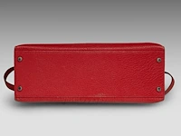 A hermès kelly 32 chèvre de coromandel sellier handbag with palladium ck hardware 23 x 32 x 12 cm. (9.06 x 12.59 x 4.71 in.) - afbeelding 20 van  21
