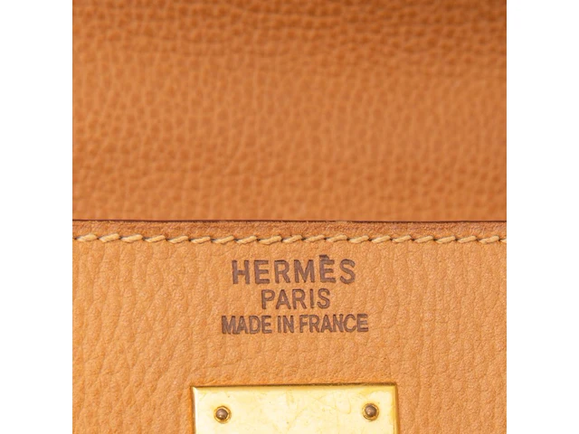 A hermès kelly 35 sellier veau epsom handbag with cc hardware 24.5 x 35 x 13 cm. (9.65 x 13.77 x 5.12 in.) - afbeelding 3 van  19