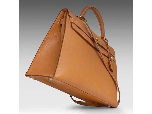A hermès kelly 35 sellier veau epsom handbag with cc hardware 24.5 x 35 x 13 cm. (9.65 x 13.77 x 5.12 in.) - afbeelding 10 van  19